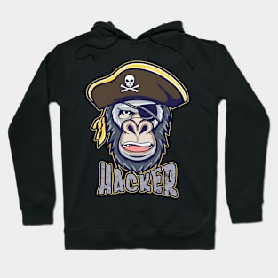 Hacker -  Pirate Gorilla Hoodie